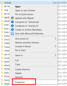 Enable Sharing for the Folder