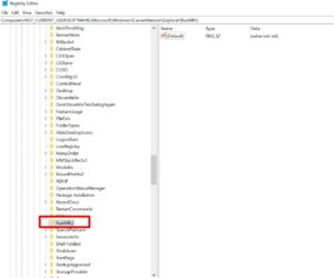 History via Registry